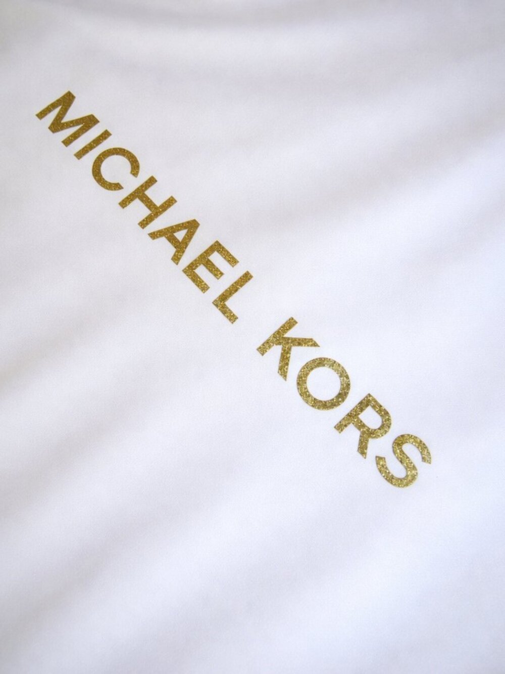MICHAEL KORS Large Logo Woven Dust Bag - White Draw String - Picture 8 of 8